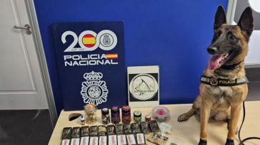 La perra policía ‘Kata’ logra la detención de tres personas por tráfico de drogas