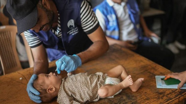 Impactante: La ONU revela cómo Gaza lucha contra el resurgimiento de la polio en medio del caos bélico